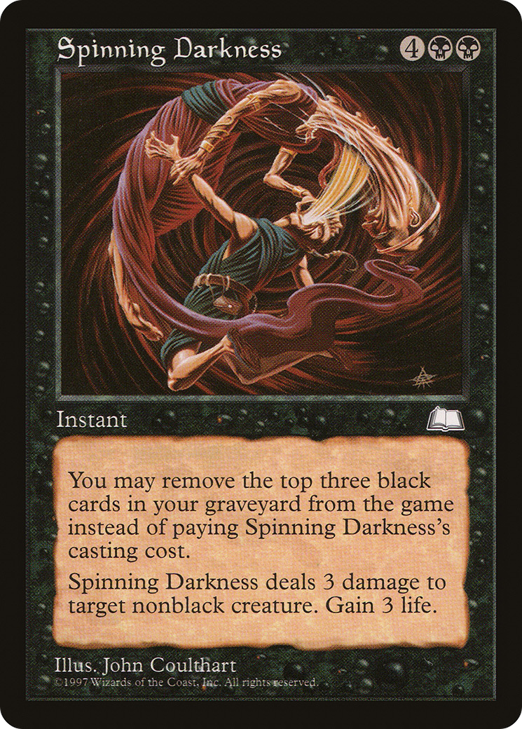 Spinning Darkness