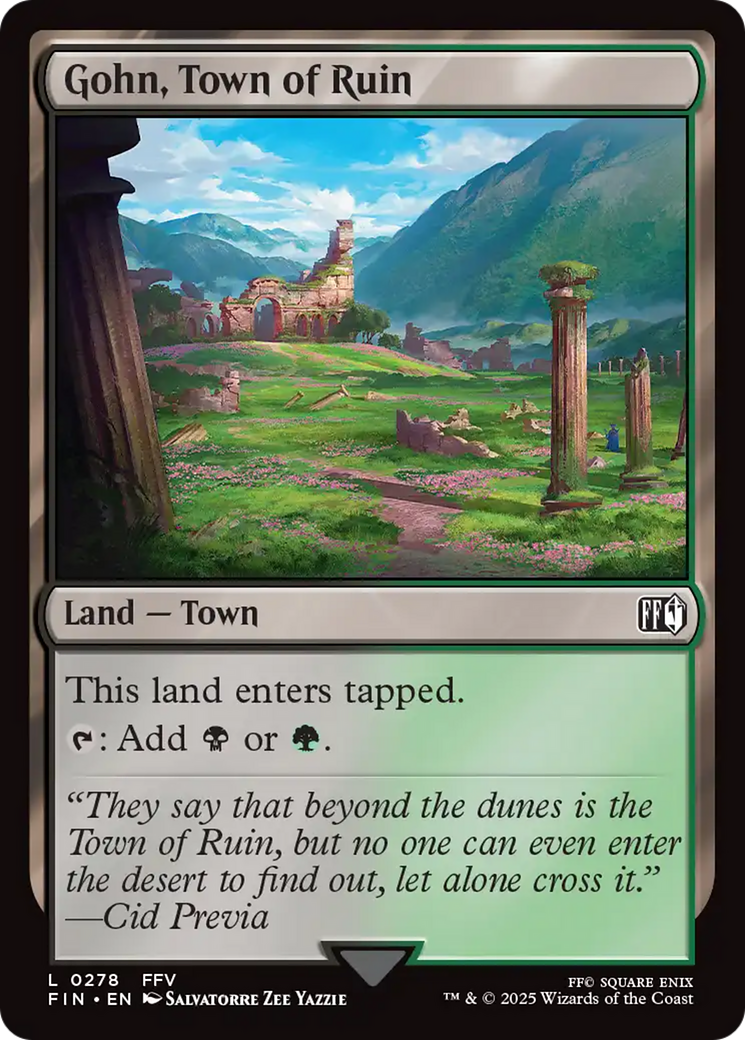Gohn, Town of Ruin