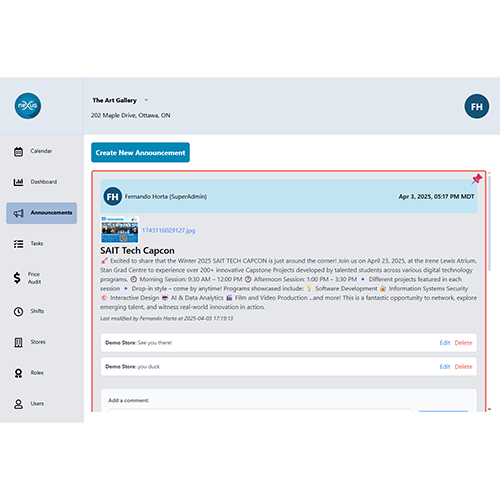 Capstone: Nexus Management