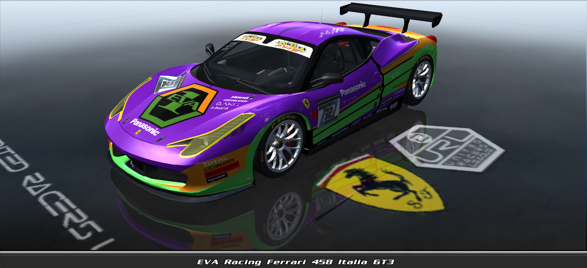 Eva Racing, Ferrari 458 Italia Gt3 #3232, Driven By Fernando Horta