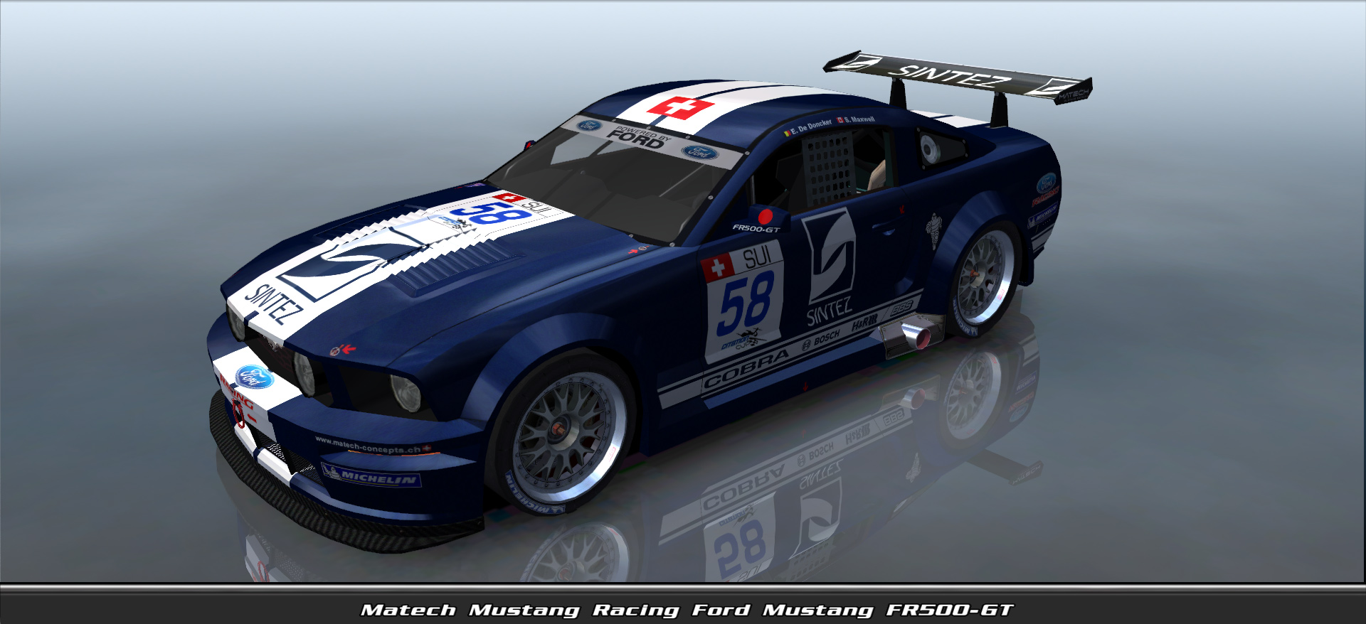 Matech Mustang Racing, Ford Mustang Fr500-gt #8058, Driven By Rich Hromin