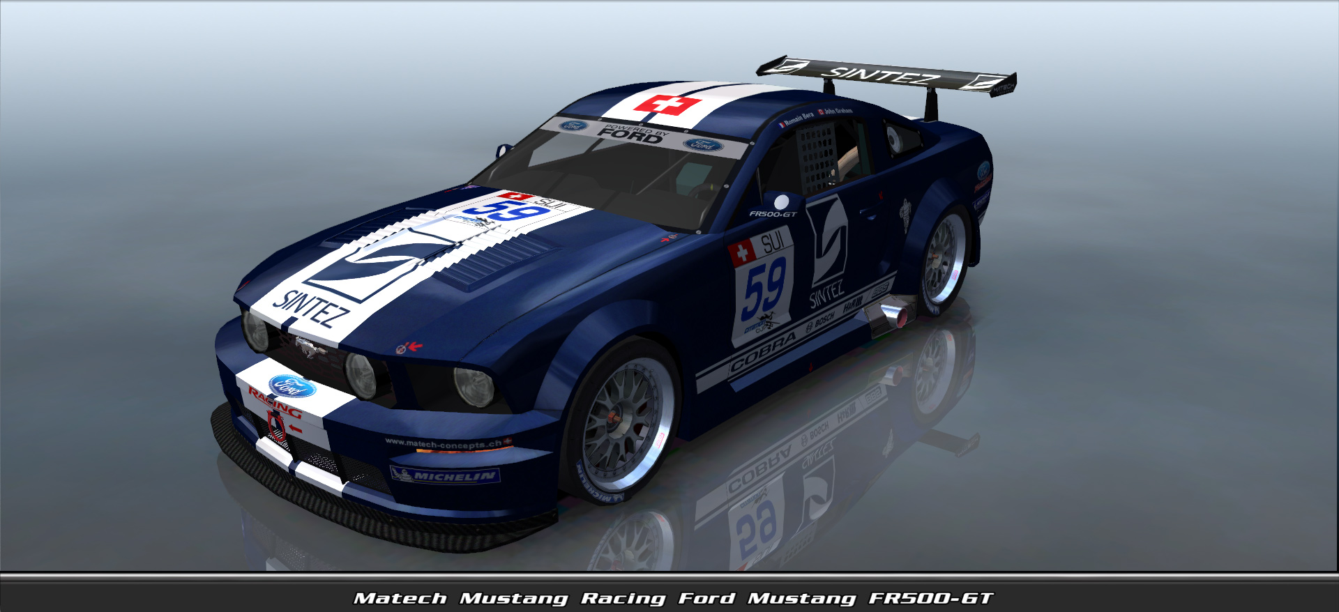 Matech Mustang Racing, Ford Mustang Fr500-gt #8059, Driven By Al Marimon