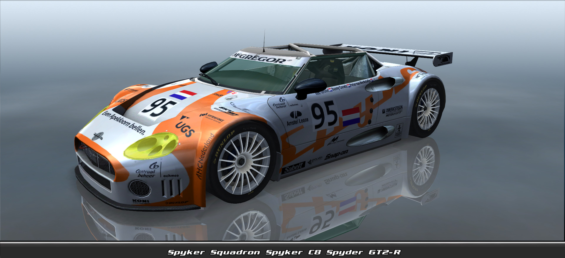 Spyker Squadron, Spyker C8 Spyder Gt2-r #5095, Driven By David Poel